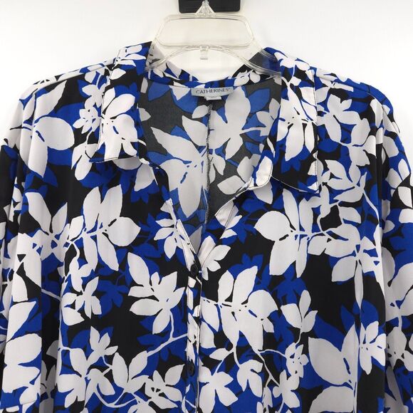 Catherines button up tunic top Plus Size 5X - Picture 6 of 15